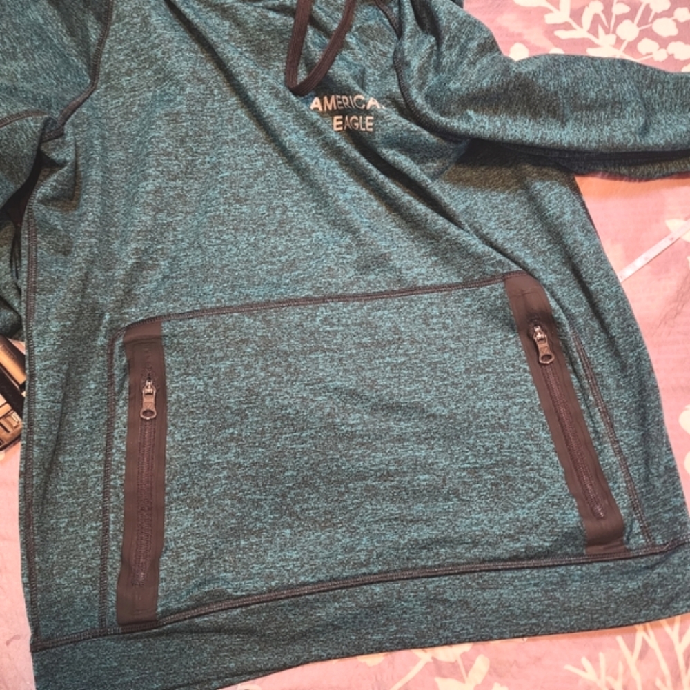 American Eagle Flex Pullover Hoodie Sweatshirt Gr… - image 7